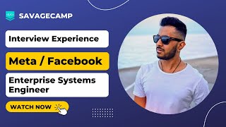 Meta / Facebook Enterprise Systems Engineer Interview | SavageCamp by SavageCamp 749 views 1 year ago 19 minutes