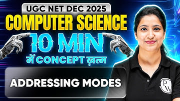 UGC NET Computer Science 10 Mint Concept | Addressing Modes | Computer Science UGC NET