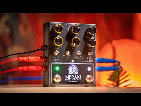 The ALL NEW Meraki Delay Pedal Sounds So Good on Synths...