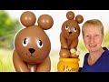 Balloon Bear Tutorial - How to Make A Balloon Bear Centrepiece