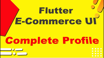 Flutter E-commerce App UI | Complete Profile | Hindi