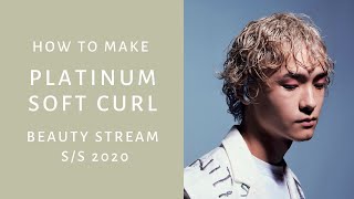 Tutorial: Platinum Soft Curl Hairstyle BEAUTY STREAM 2020 SS | Shiseido Professional screenshot 2