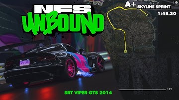 NFS Unbound - Skyline Sprint / SRT Viper GTS 2014 ( 1:48.30 )