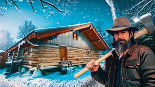 Off Grid Log Cabin Life in the Woods by Tribe of David 69,871 views 1 year ago 7 minutes, 12 seconds