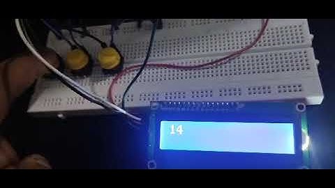 Arduino Counter test (add,minus,reset)