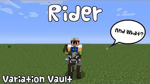 Minecraft Bukkit Plugin - Rider - Ride ALL mobs and players! (even bats!)