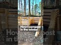 Winter composting with Bokashi