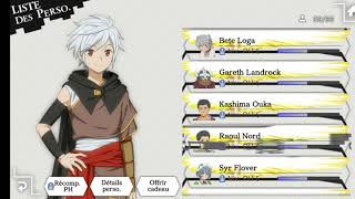 Danmachi Memoria Freese Fr Avoir 1000 Iris En Moins Dune Heure Et Sans Faire De Combat