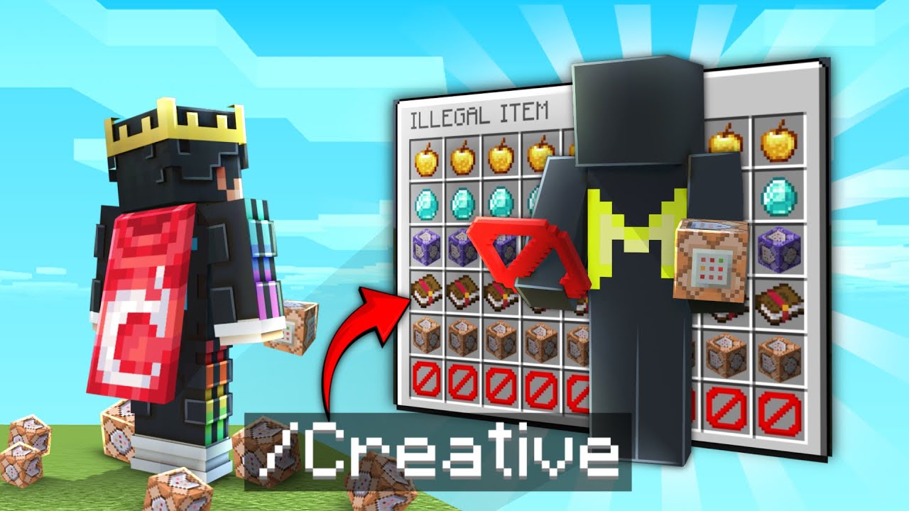 Get CREATIVE MODE in Minecraft SMP Easily Now - YouTube