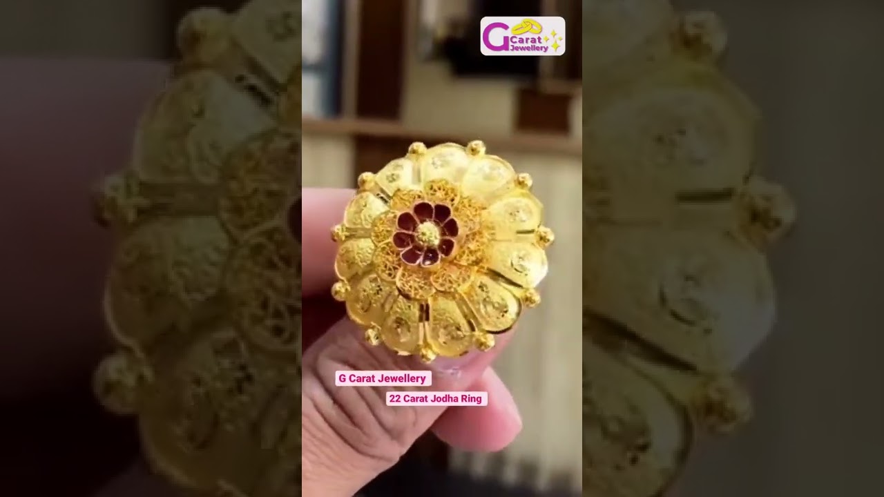 जोधा अंगूठी नए डिजाइन में 10 हजार रूपए से शुरू/ Jodha Ring New Design 2023  jewellery Collection - YouTube