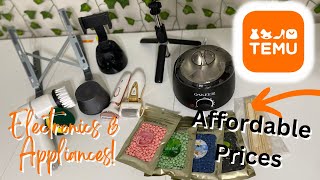 SUPER AFFORDABLE ELECTRONICS & APPLIANCES! | TEMU REVIEW & UNBOXING