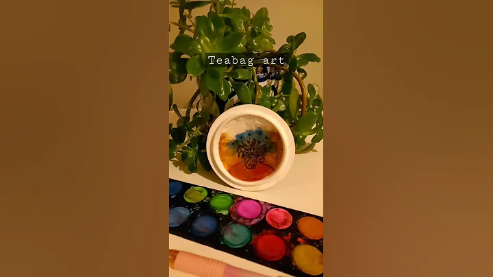 Teabag art .