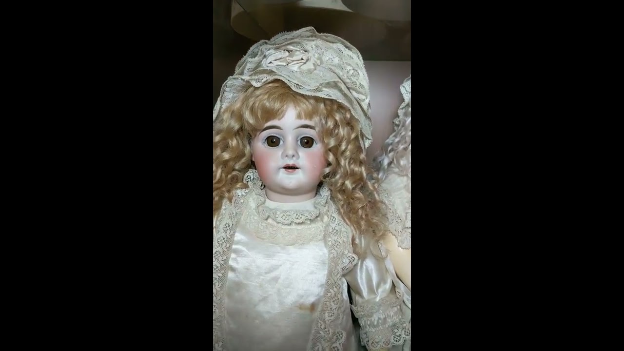 Antique German Bisque Socket Head Doll