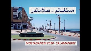 مستغانم 2020 أيام كورونا   جولة الى الواجهة البحرية صلاماندر   نظافة و جمال .MOSTAGANEM - SALAMANDRE