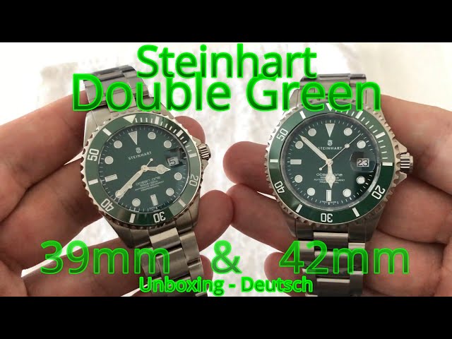 Unboxing - Steinhart OCEAN One Double GREEN Keramik premium - 39mm