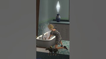 Bathing the Toddler | The Sims 2 | #shorts