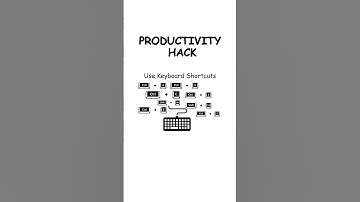 Use Keyboard Shortcuts - Every PRODUCTIVITY HACK Explained in 8 minutes #explained #science
