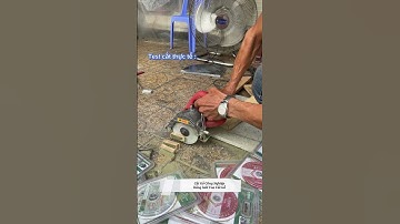 Test lưỡi cắt vua cắt gỗ Kimmie với máy cưa 110mm.