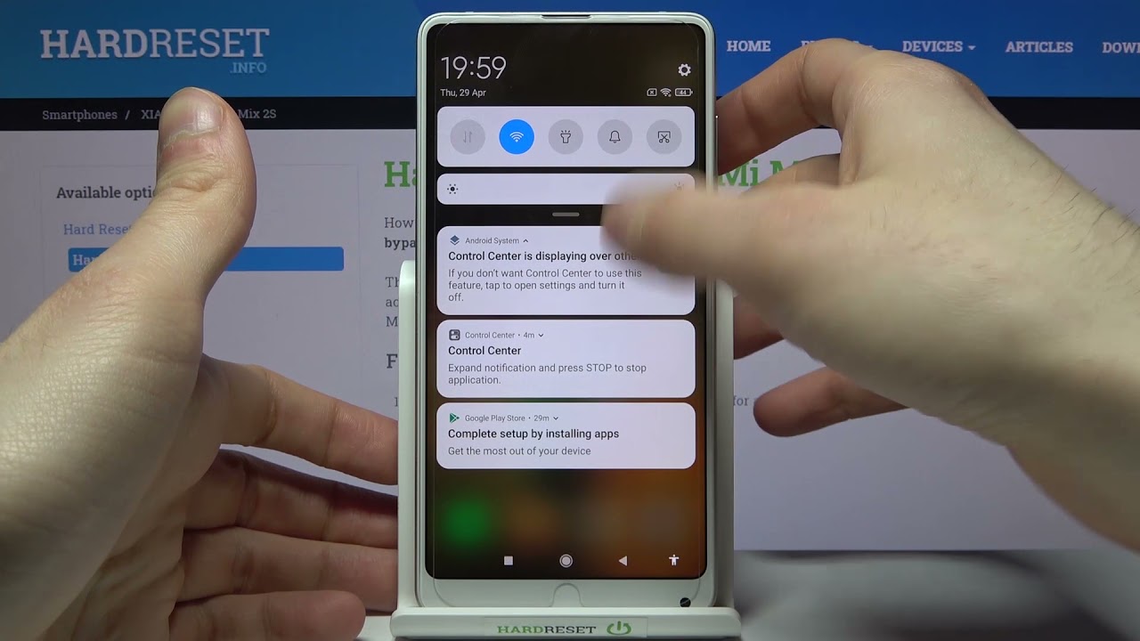 How to Take Screenshot with Gestures in Xiaomi Mi Mix 2S? Gestures Screenshot Method