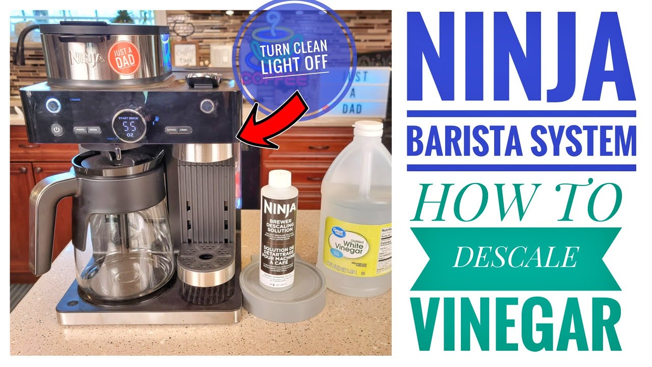How To Clean / Descale Ninja CF601 Espresso & Coffee Barista