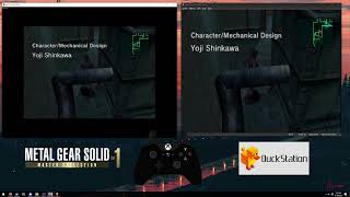 MGS1 Input Lag Test: Master Collection vs DuckStation