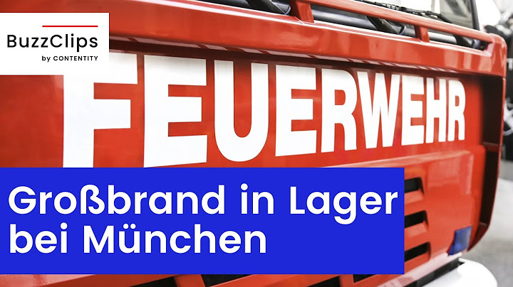 Großbrand in Lagerhalle bei München