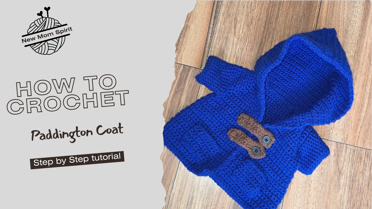 How to Crochet a Paddington Baby Coat 🧥 | Step-by-Step Tutorial