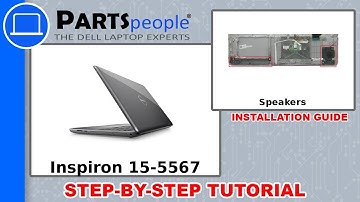 Dell Inspiron 15-5567 (P66F001) Speakers How-To Video Tutorial