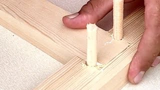 فكرة رائعة لتجميع الخشب Great idea for assembling wood.