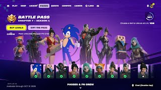 🔴 NEW FORTNITE CHAPTER 7 SEASON 4 UPDATE OUT NOW!