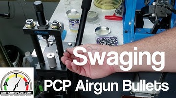 How we make PCP airgun bullets using the Corbin S-Press Swaging and Reloading Press