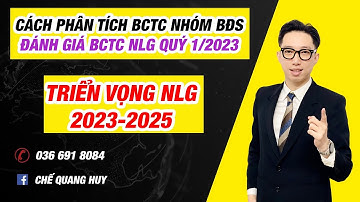 TRIỂN VỌNG NLG 2023-2025. CÁCH PHÂN TÍCH BCTC  NHÓM BĐS - ĐÁNH GIÁ BCTC NLG QUÝ 1/2023