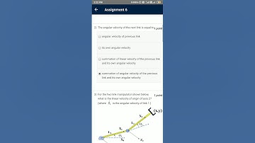 Introduction to Robotics week 6 solution of Nptel#nptel