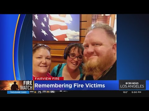 Fairview Fire continues to grow in Hemet; friends and family mourn two lost loved ones