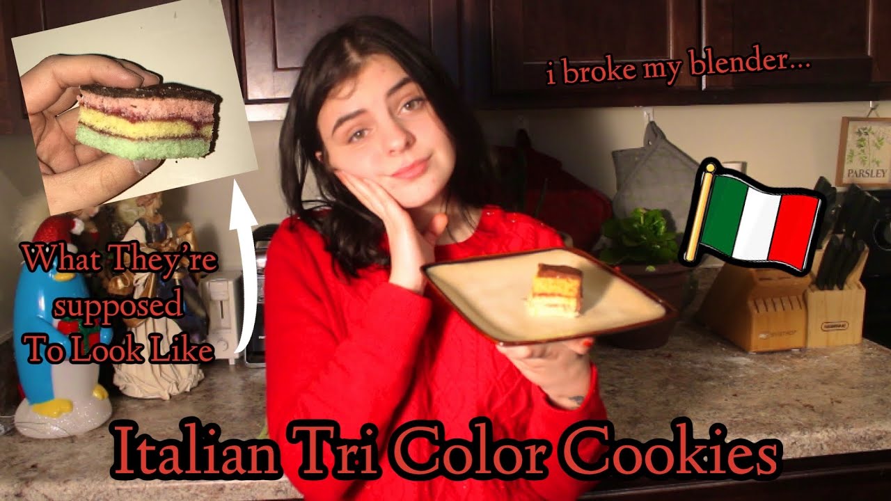 Italian Family Tradition: Making Tri Color (rainbow) Cookies! II Vlogmas Day 21