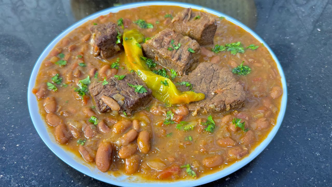 الضامن ربي بصح هاذ الوصفة نضمنلكم راح تعجبكم🤤لوبيا ڤريني (حمراء)بأسهل طريقة بزاف بنينة وطايبة زبدة 😋