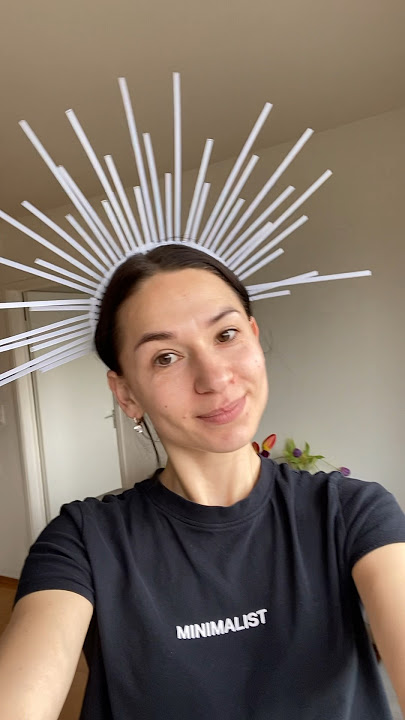 DIY how to make a crown from zip ties #diy #diyideas #diydecor #handmade #handmadewithlove #crown