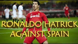 CRISTIANO RONALDO HATRICK AGAINST SPAIN IN FIFA WORLDCUP 2018 UNBELIEVABLE screenshot 3