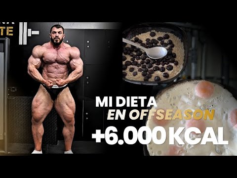 MY OFFSEASON DIET! +6000kcal and 130kg