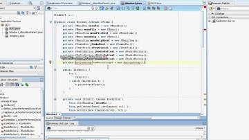 JDeveloper Introduction to SWING