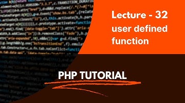Learning PHP in hindi video 32 - User defined functions, Actual and formal Parameters