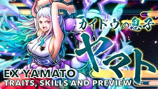 New EX YAMATO Preview, Traits and Skills | One Piece Bounty Rush