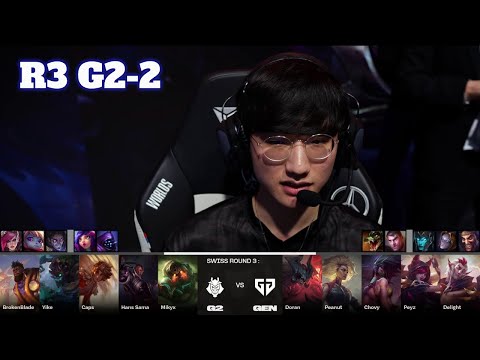 G2 vs GEN - Game 2 | Day 3 LoL Worlds 2023 Swiss Stage | G2 Esports vs Gen.G G-2 full