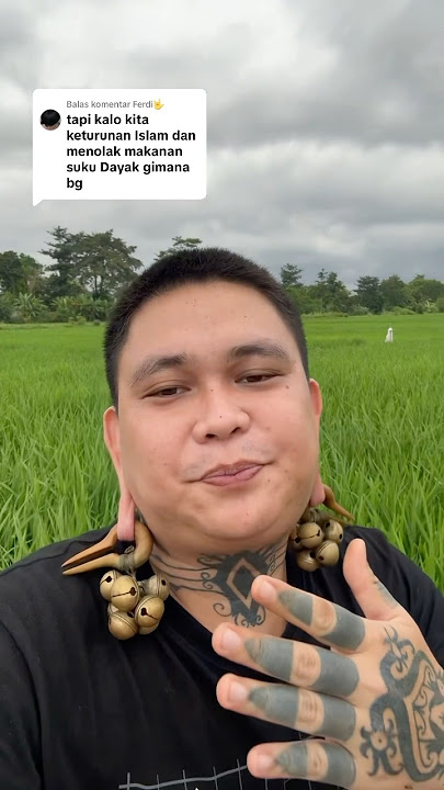 Islam Boleh Nolak Makanan Di Dayak #shorts #dayak #islam