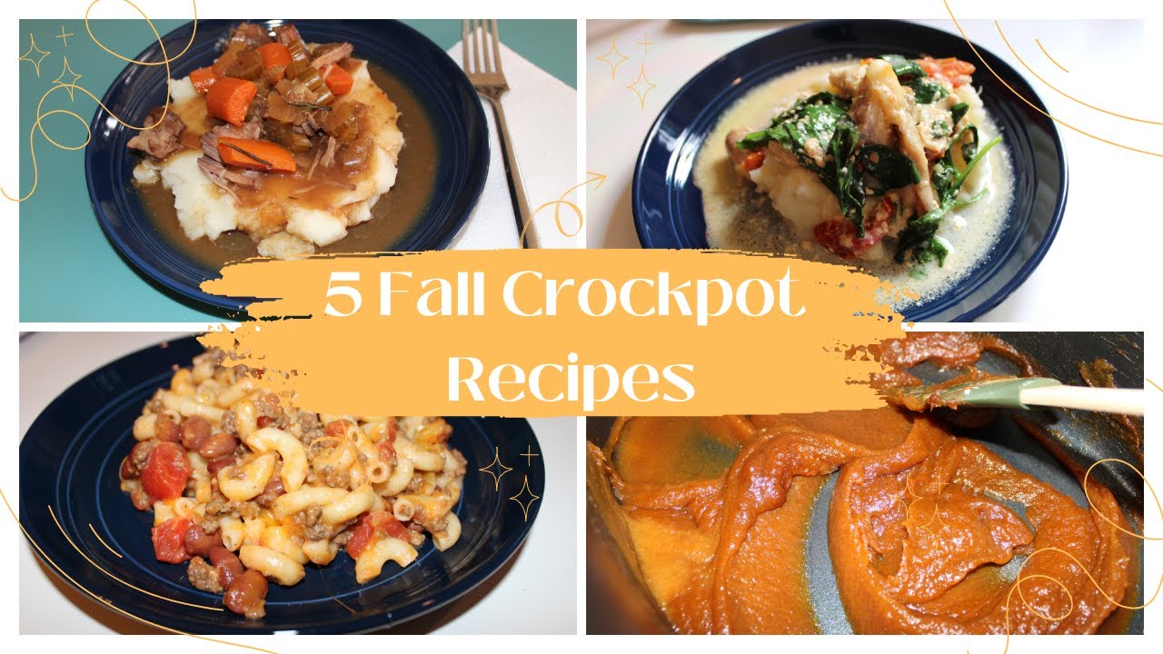 I Made Easy and Delicious Fall Recipes in a Slow Cooker