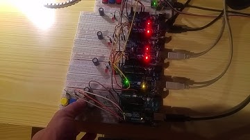 Communication I2C Cartes Arduino - 1 MAITRE - 3 ESCLAVES - v1.0 (Démo1)