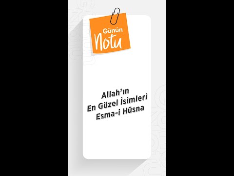 Allah’ın En Güzel