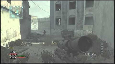 Mw3 Bakaara 4man kill feed Quick Scope
