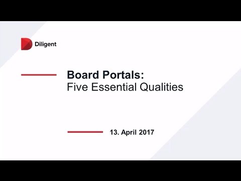 5 Essential Qualities of a Board Portal