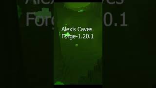 Mod: Alex's Caves #minecraft #mods #caves #shorts